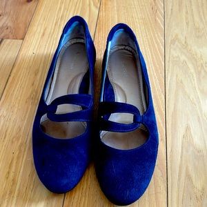 Beautifeel women’s suede leather blue shoes